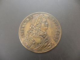 Einseitige Medaille Deutschland Preussen - Friedrich der Gro
