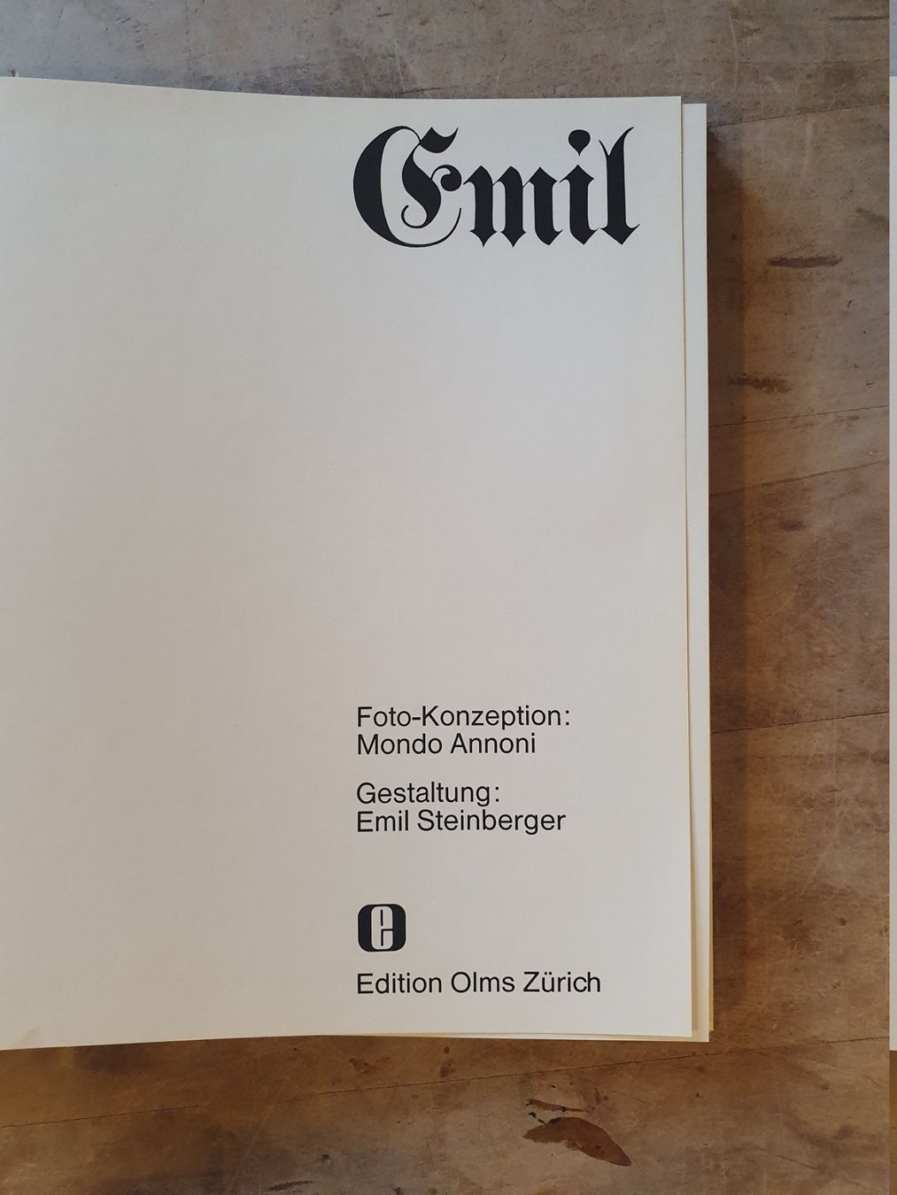Bücher: Emil Olms – Gebraucht aus Zürich von loosebone 1