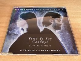 Sarah Brightman & Andrea Bocelli – Time To Say G - Single CD