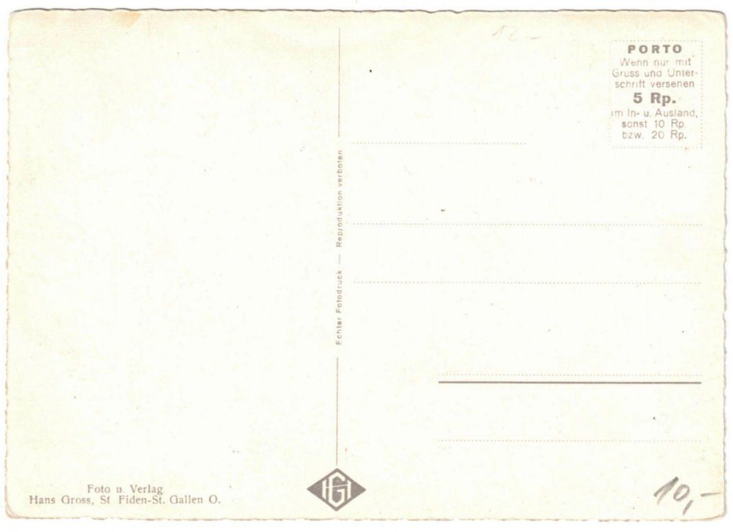 Cartoline postali: Unterwasser - Standseilbahn Iltios – Usato da Binningen venduto da Mountainrider 1