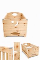 Massives Arvenholz Babybett (Zirbenholz) | NP 999 CHF