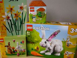Lego Ostern Frühling 40747  31133  40523 + Osterhasenhütte