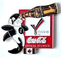 EXKLUSIV  seltener Coca-Cola Pin  (02)