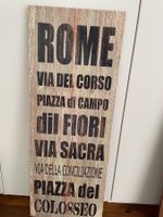 Bild ohne Bilderahmen aus Metall ROME