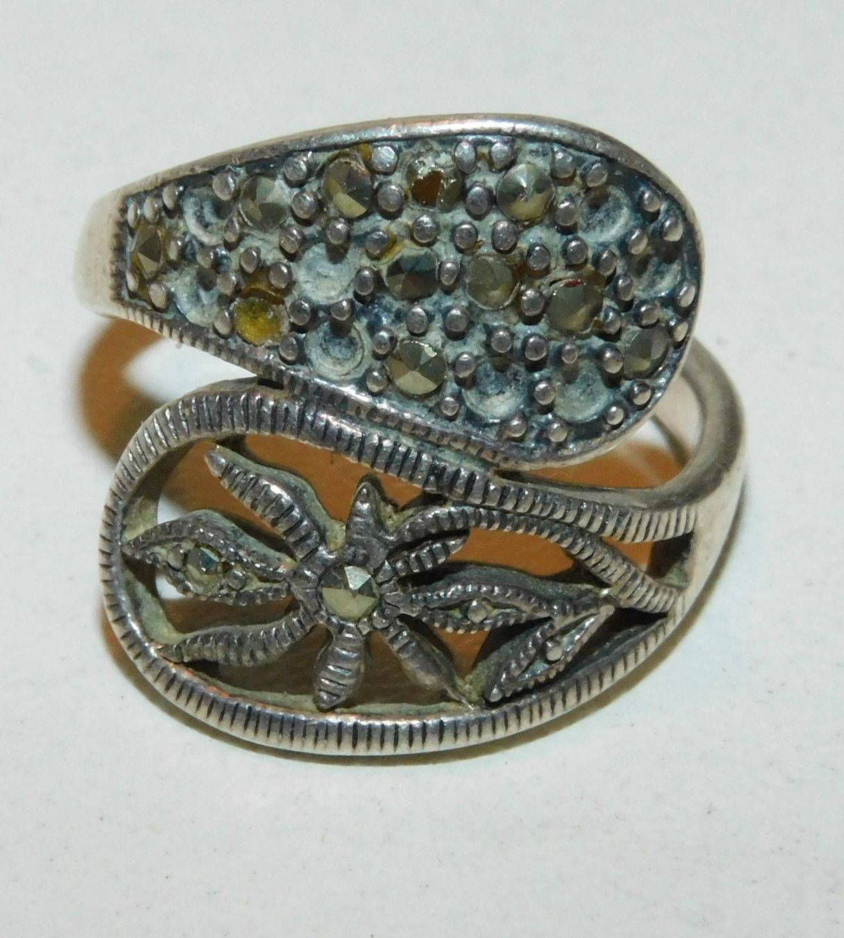 Anelli: Silber Finger Damenring 925 Silber Ring   Gr 54 – Usato da Sursee venduto da 76
