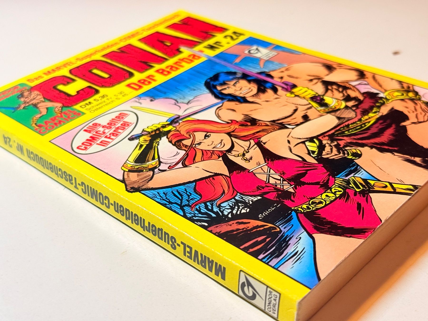 Fumetti: Conan der Barbar Nr. 24, Marvel Comic-Taschenbuch TOP! – Usato da Zuerich venduto da SonderArt-Wertgut 1