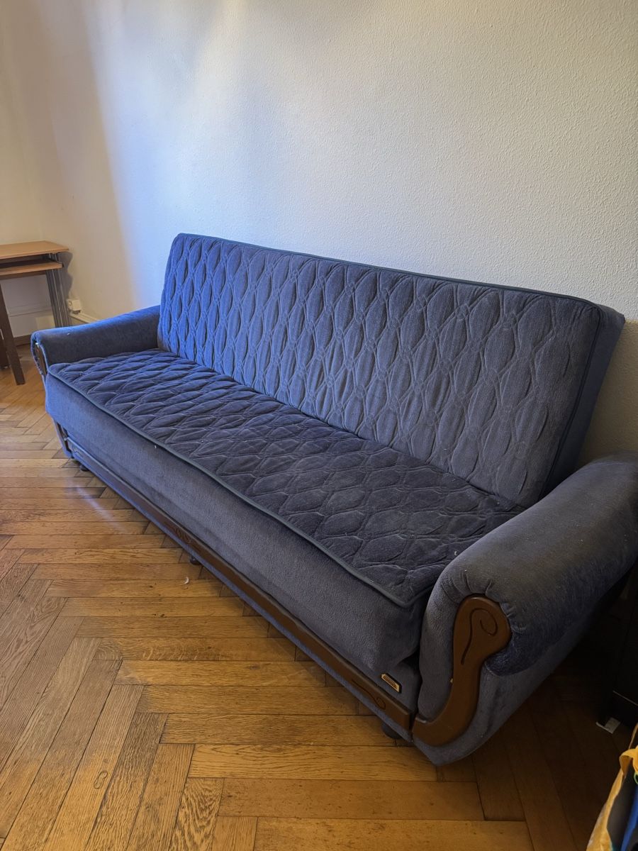 Sofas: Sofa blau 1 Fr – D'occasion à Pfeffingen par Twoa 1
