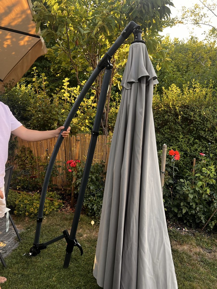 Sonnenschirme: Ampel-Sonnenschirm anthrazit – Defekt aus Brüttisellen von Elmasniari 3