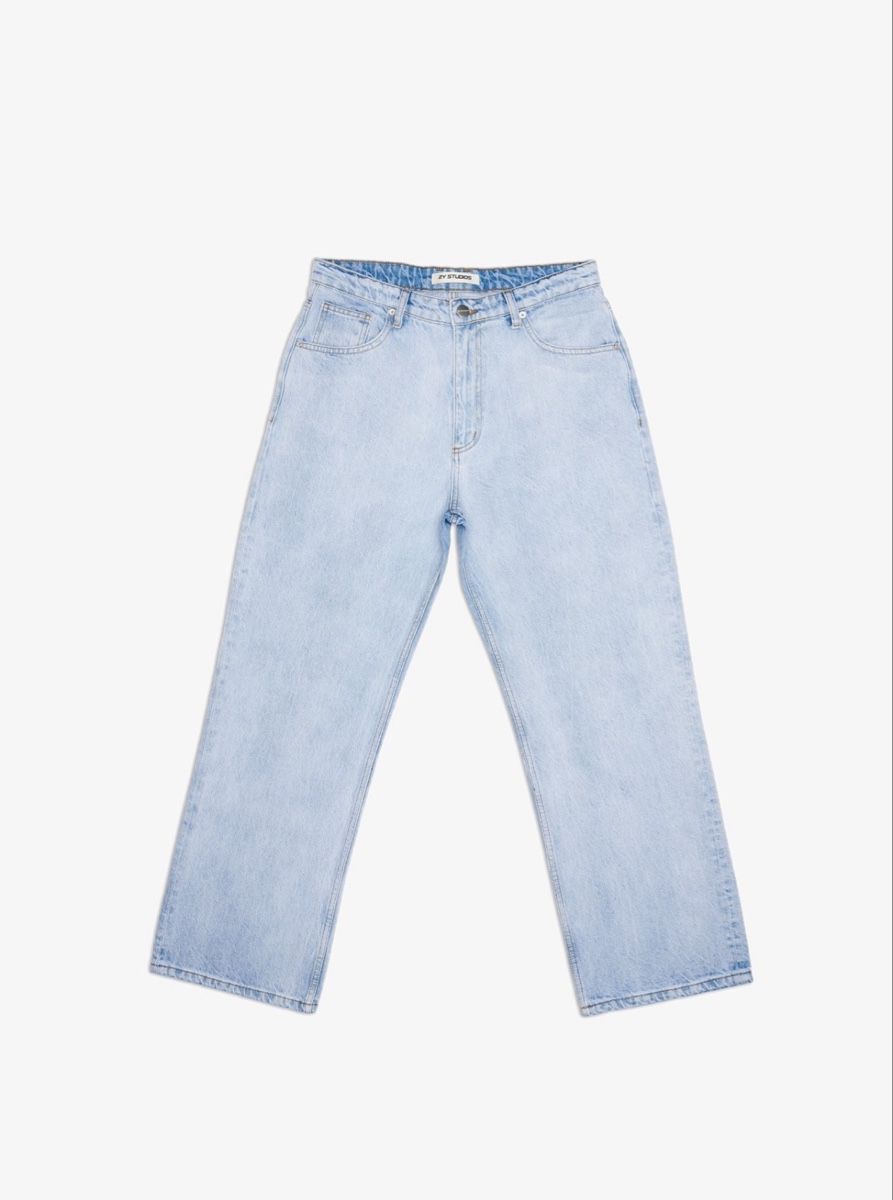 Jeans: Basic Washed Baggy Jeans - light blue – Usato da Münchenbuchsee venduto da nia_w9q5 2