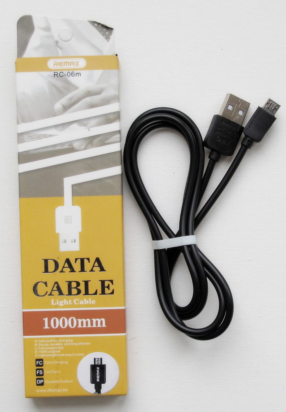 Cavi: Micro USB Kabel von REMAX 1m schwarz – Nuovo e nell'imballaggio originale da Basel venduto da tniederlaender