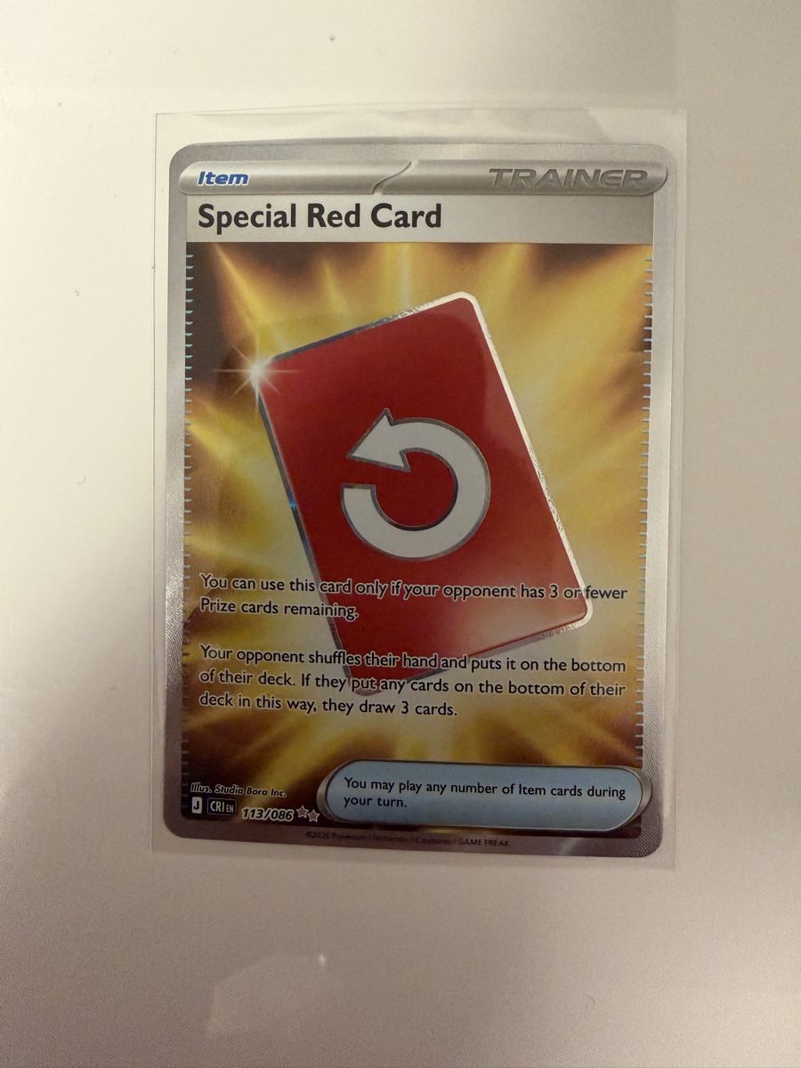 Pokémon Carte collezionabili: Special Red Card 113/086 EN – Nuovo (secondo la descrizione) da St. Margrethen SG venduto da mar_r9qg