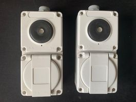 Feller NAP Nass – Aufputz Steckdose 3xT13 & Lichtschalter