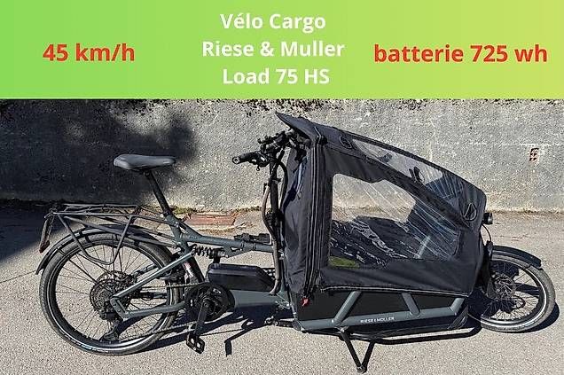 Riese & Müller Velos: Vélo Cargo Riese & Muller – Gebraucht aus Geneveys-Coffrane von dav_mlc5