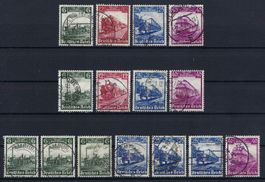 Deutsches Reich 1935 Serie deutsche Eisenbahn gute Werte ges