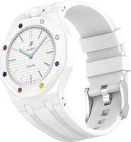 Kompatibles Armband für Swatch Piguet  Weiss