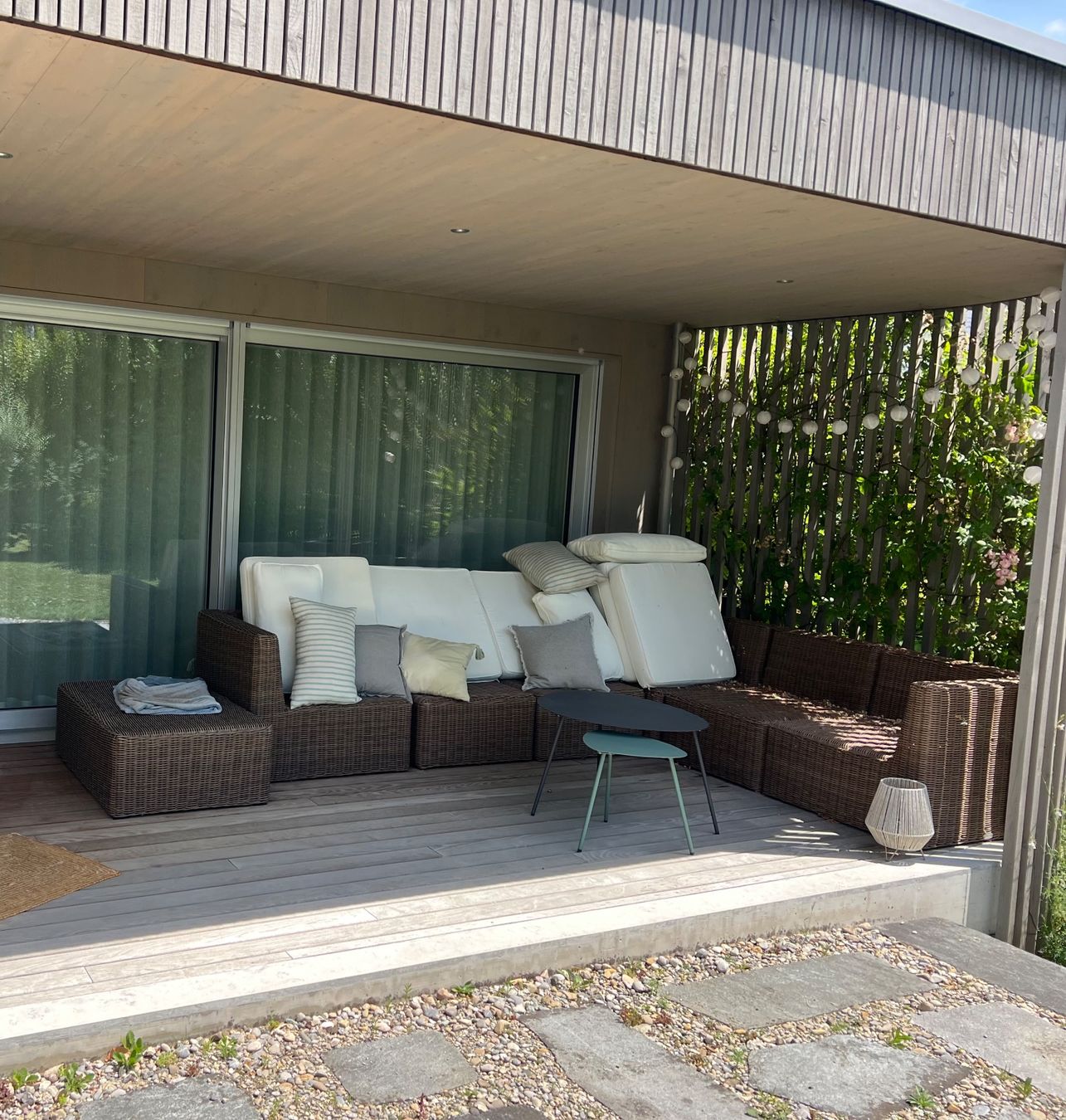 Divani: Rattanloungemöbel (7-teilig) – Usato da Frauenfeld venduto da high-air21