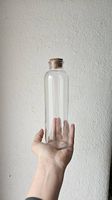 Deko/Strohhalm Korkendeckel-Flasche