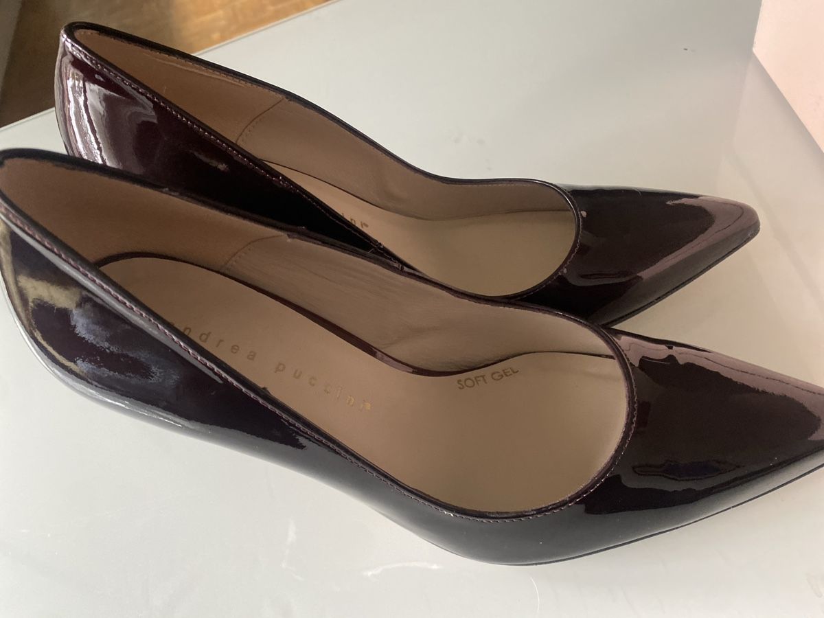 Scarpe da donna: Escarpins bordeaux vernis Andrea Puccini, taille 39👠 – Nuovo e nell'imballaggio originale da Geneve venduto da pat_p76n 3