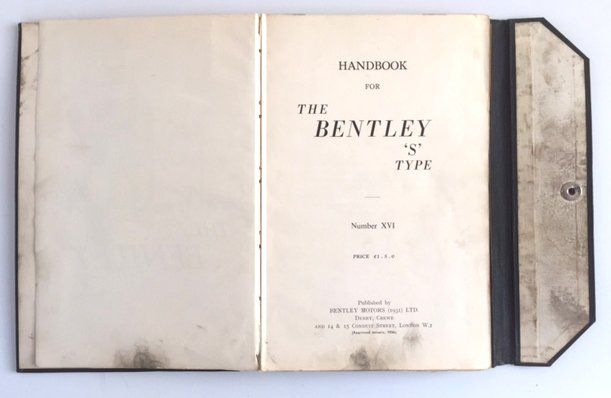 Libri: Bentley S1 Handbook Print 1956, Original – Usato da Kreuzlingen venduto da Musikremo 1