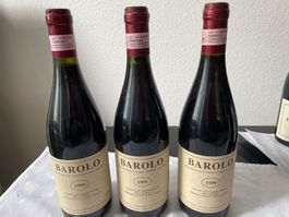 3 Flaschen Barolo 1999 Palladino, Serralunga d‘Alba