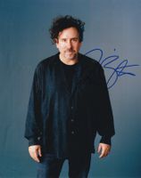 TIM BURTON - handsigniertes Grossfoto (20 x 25 cm) mit COA