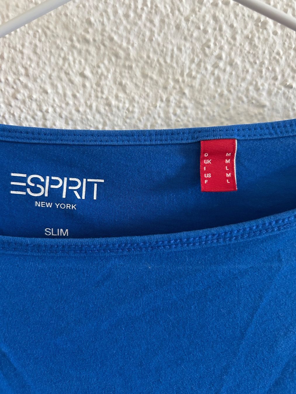 Esprit T-shirt: Esprit Shirt, Langarm, Blau, Gr. M – Usato da Ebikon venduto da magdasophia 1