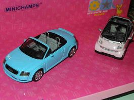 Audi TT & Smart Legally Blonde 2 * Minichamps 1:43