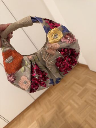 Handtasche beige
