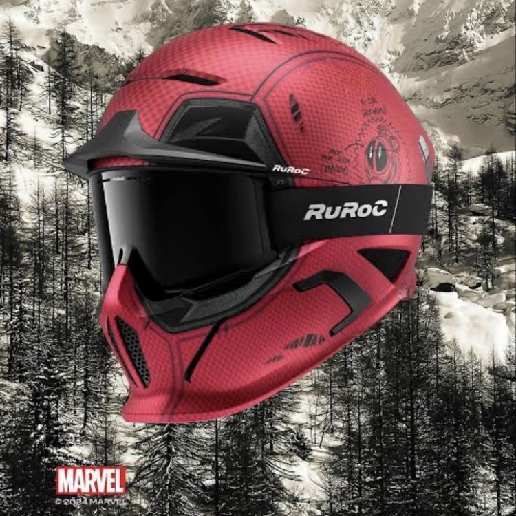 Ski Snowboard Helm Ruroc RG2 Deadpool Gr. XL/XXL NEU! Marvel (Neu und ...