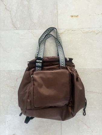 Wickeltasche / Rucksack braun / top Zustand
