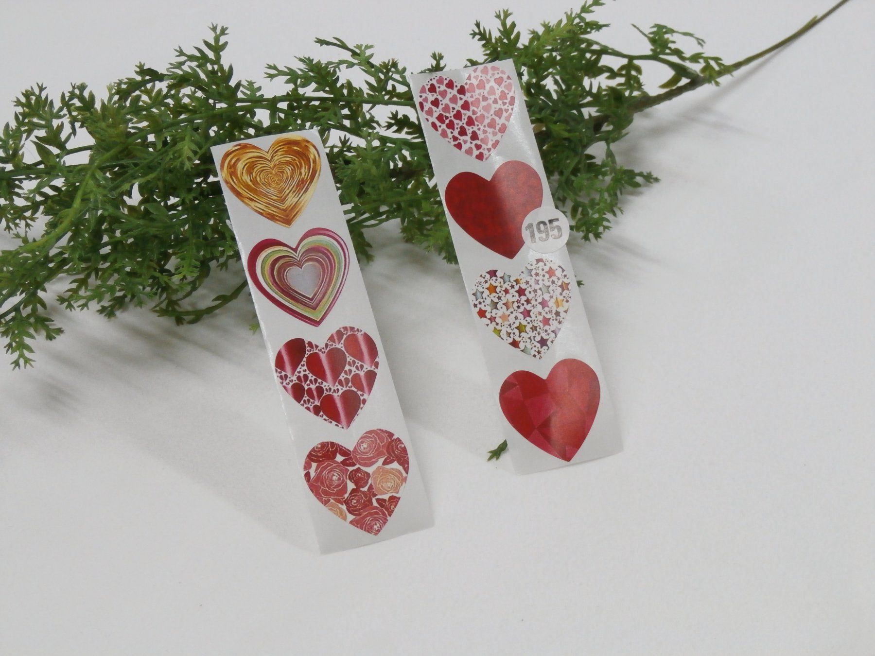 Aufkleber: 100 Sticker Herz (195) – Neu und originalverpackt aus Blatten b. Naters von Hobschelti