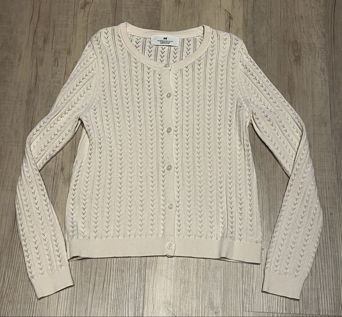 H&M Giacche & Cappotti: Strickjäckli 134/140 NEU – Nuovo (secondo la descrizione) da Siebnen venduto da Boga1979