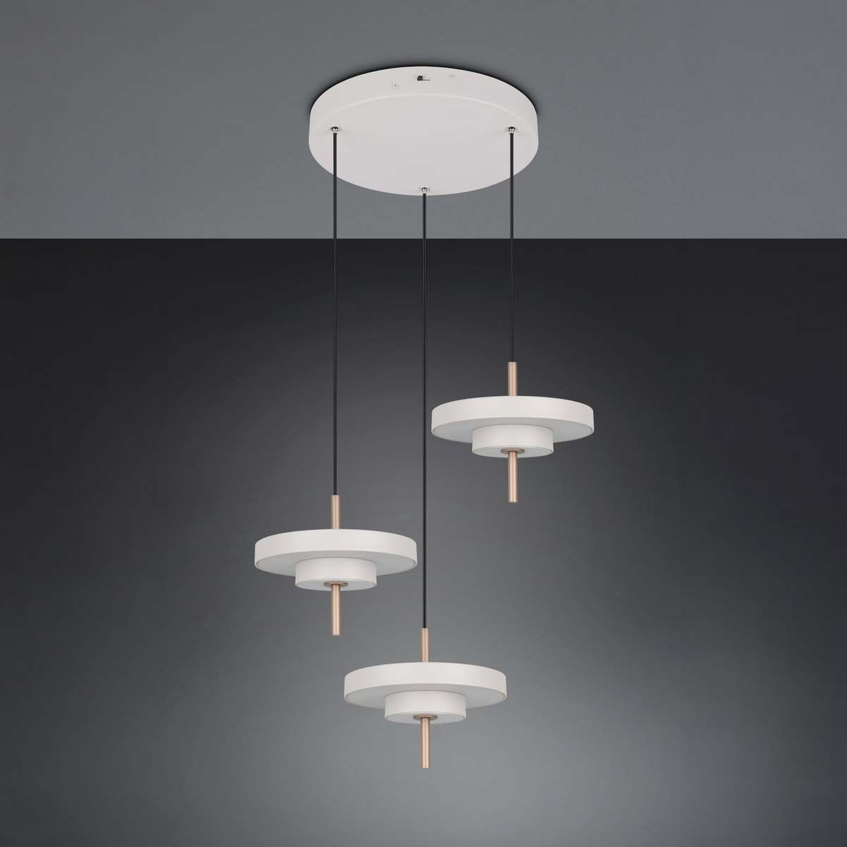 Lampadari & plafoniere: LED Pendelleuchte, Grau, CCT, 45 cm Ø – Nuovo (secondo la descrizione) da Kreuzlingen venduto da Smart-Light 2
