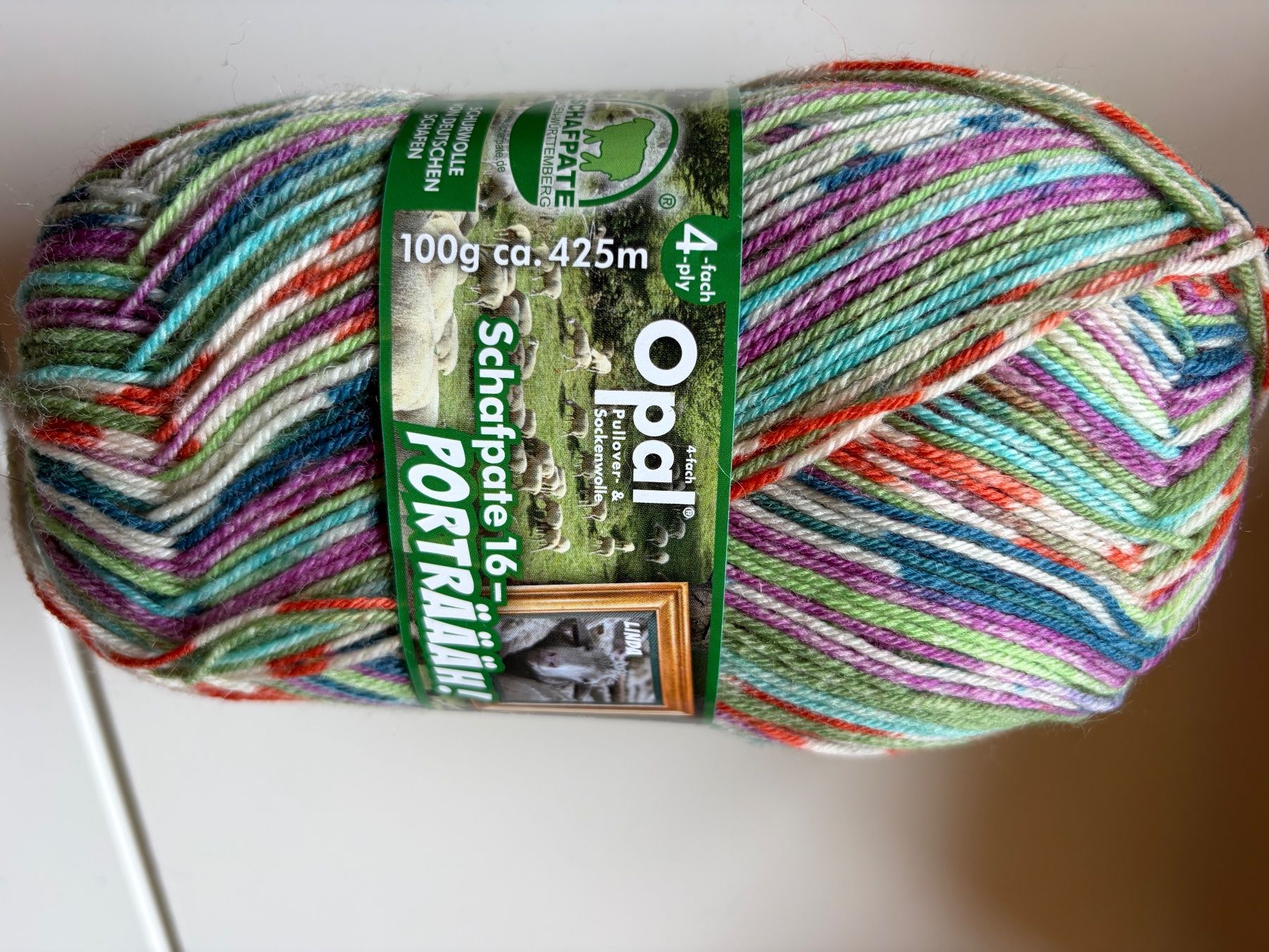 Wolle: 1Knäuel Opal Sockenwolle – Neu und originalverpackt aus Büsserach von bor_s88m