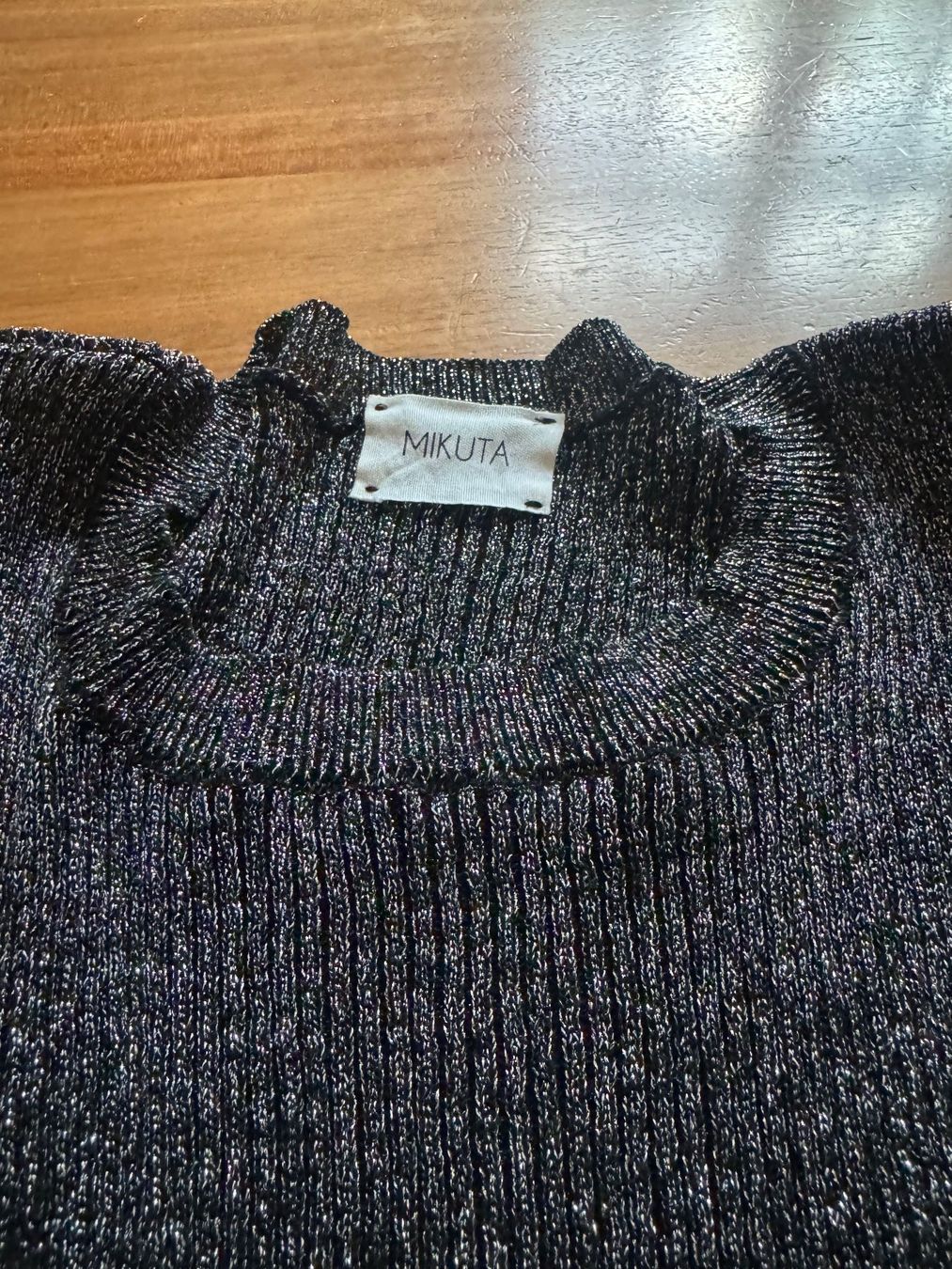 Pullover & Sweatshirts: MIKUTA Pullover, schwarz-silber, Grösse S – Gebraucht aus Wabern von coody33 2
