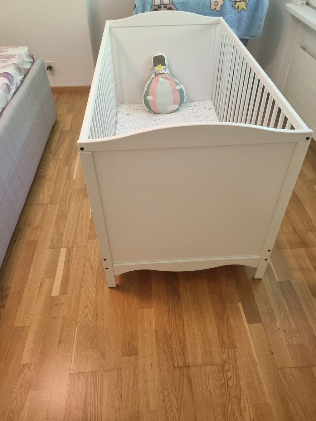 Ikea Lits: White baby crib + mattress – D'occasion à Uitikon Waldegg par nom_ply8 3