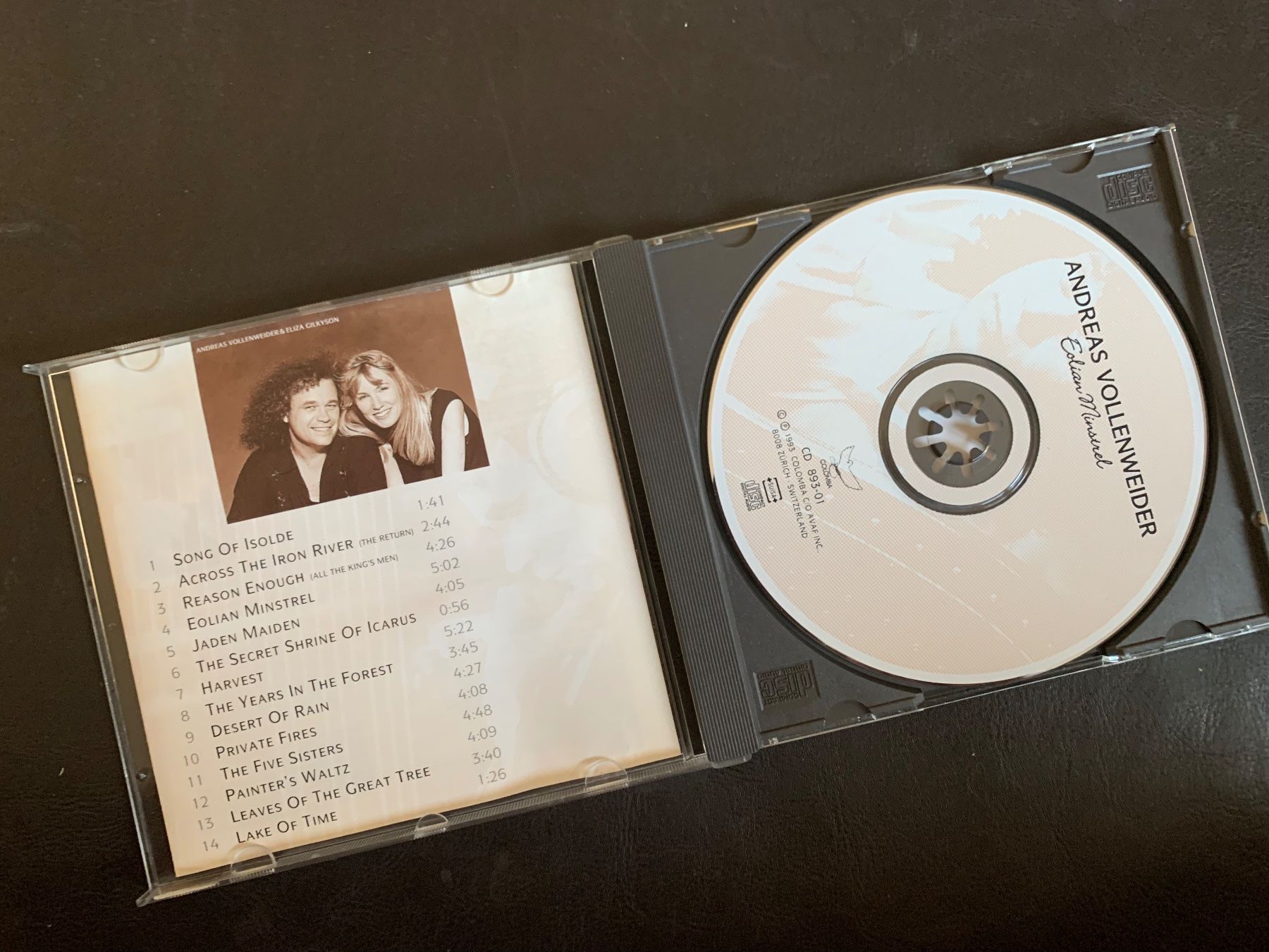 CD: Andreas Vollenweider - Eolian Minstrel CD - Top Zustand! – Usato da Luzern venduto da Roger72 1