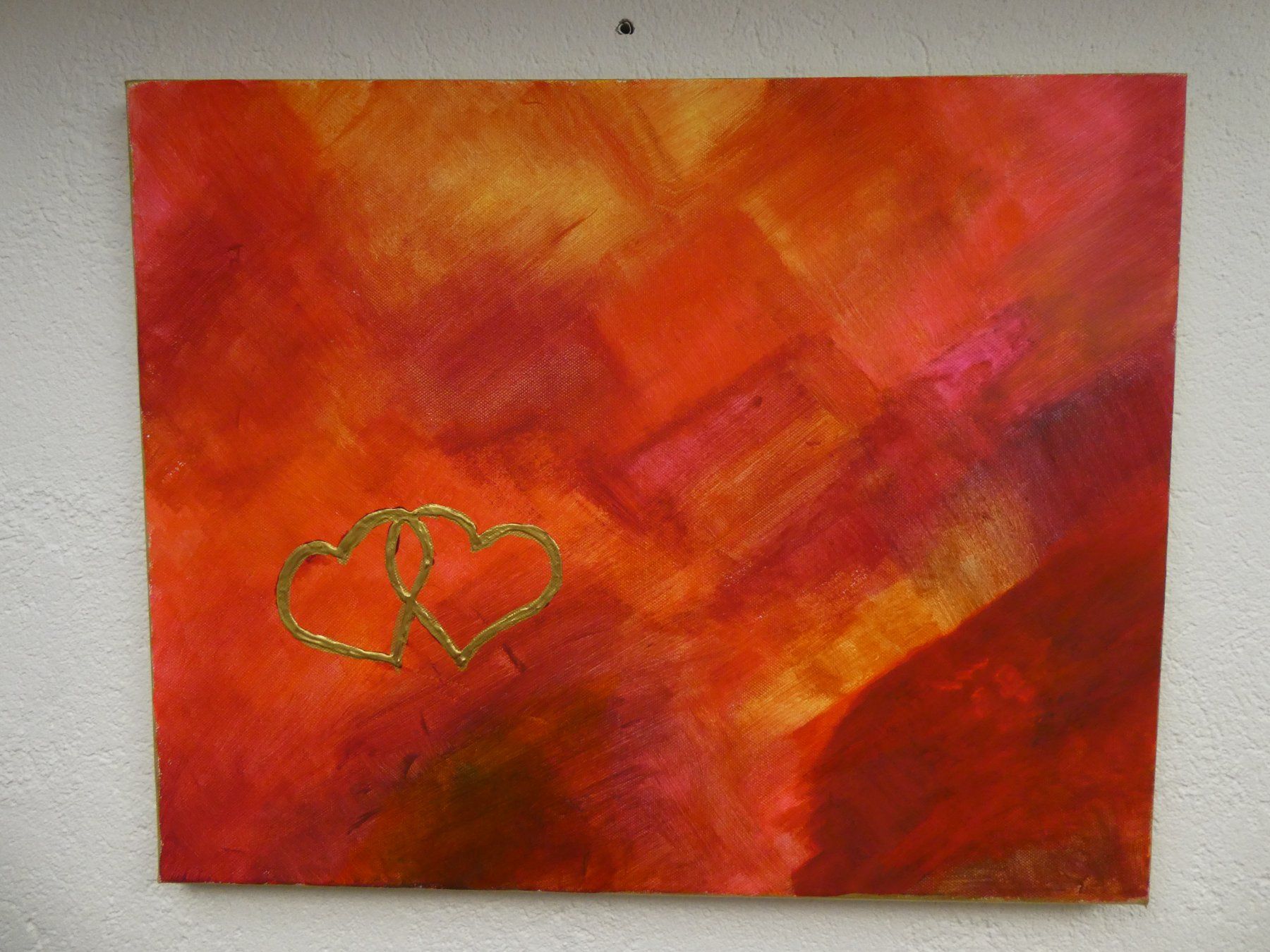 Poster & Bilder: Herzen Acrylbild 50 x 40 cm – Neu (gemäss Beschreibung) aus Tann von Charly65 2