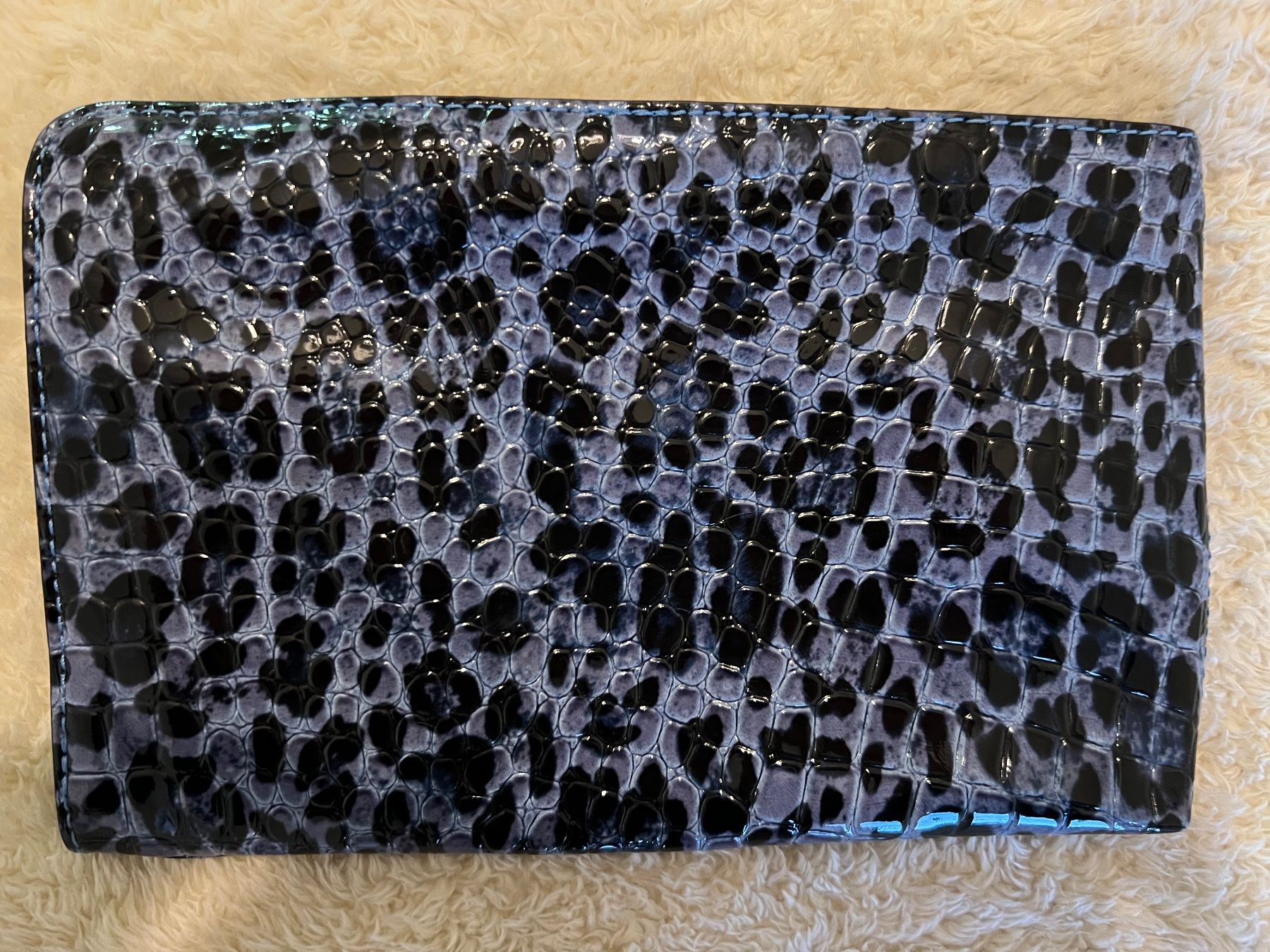 Guess Borse da donna: Guess Clutch - Blue & leopard pattern – Usato da Dübendorf venduto da ClaraS. 2