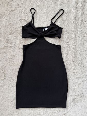 Black Cut-out Dress Divided by H&M Size S