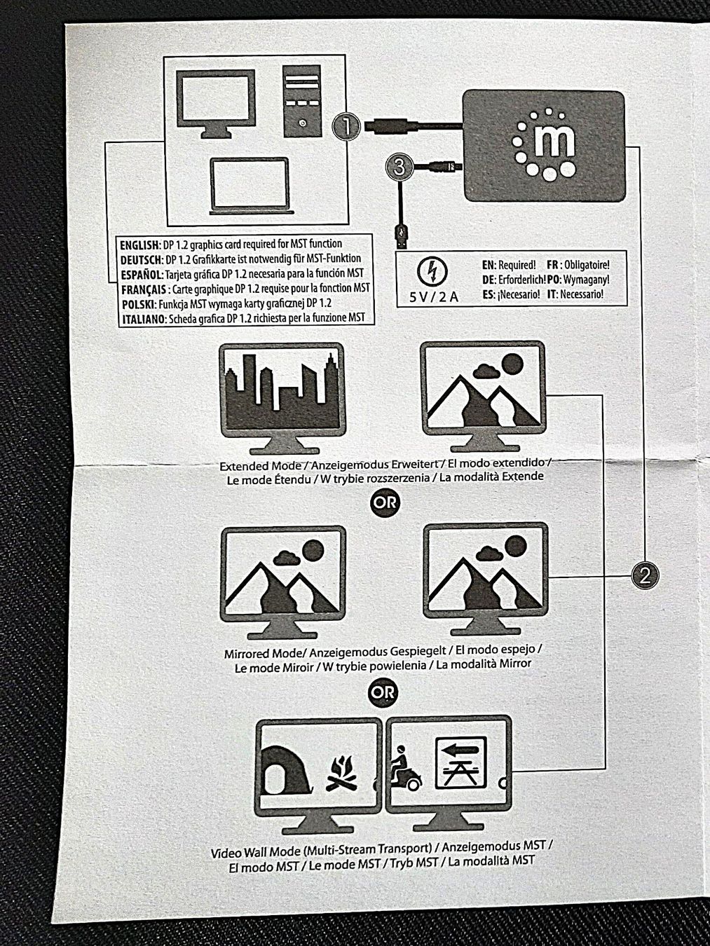 Laufwerke & Adapter: MANHATTAN Display Port to Dual – Neu (gemäss Beschreibung) aus Beinwil am See von Restwert_Beinwil 3