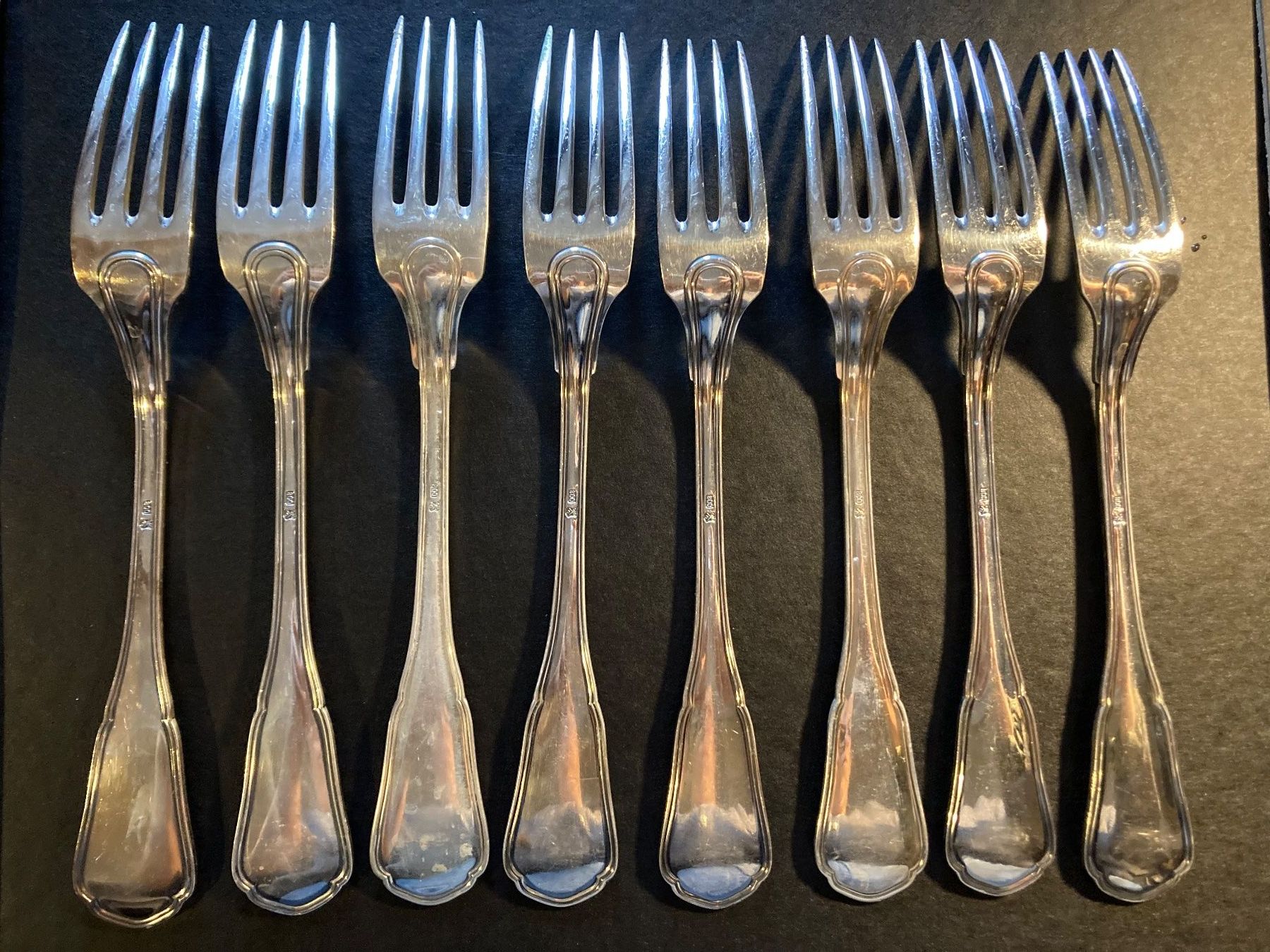 Jezler Forchette: Fourchette Gabbel Argent 800 Silber antik Jezler – Usato da St-Cierges venduto da LeRegain 2