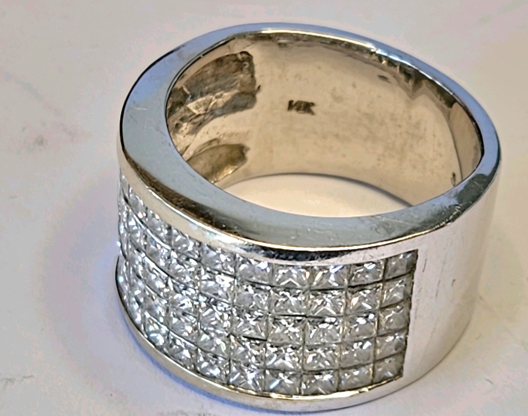 Bagues: Weissgoldring Diamanten – Neuf (Voir description) à Zürich par adriben 2