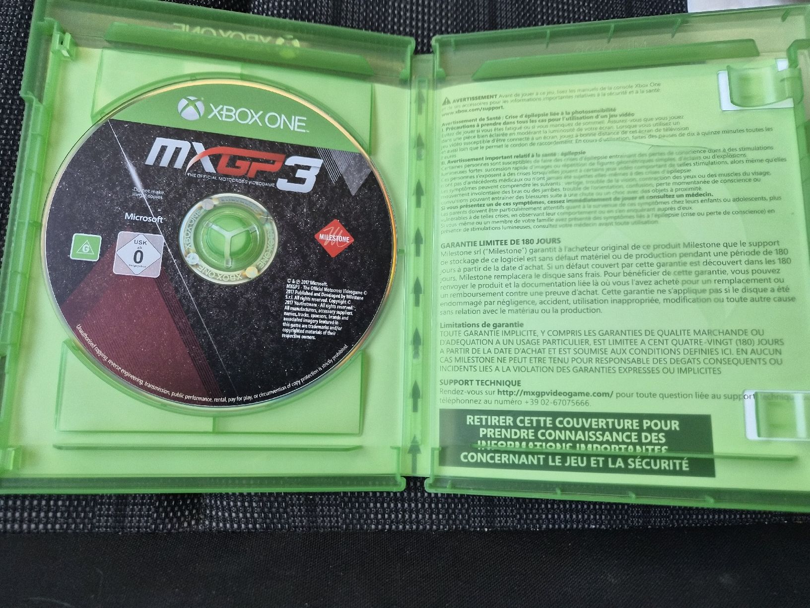 Microsoft Giochi: Jeu MXGP3 Xbox One avec boîtier original – Usato da La Joux FR venduto da car_ck96 1