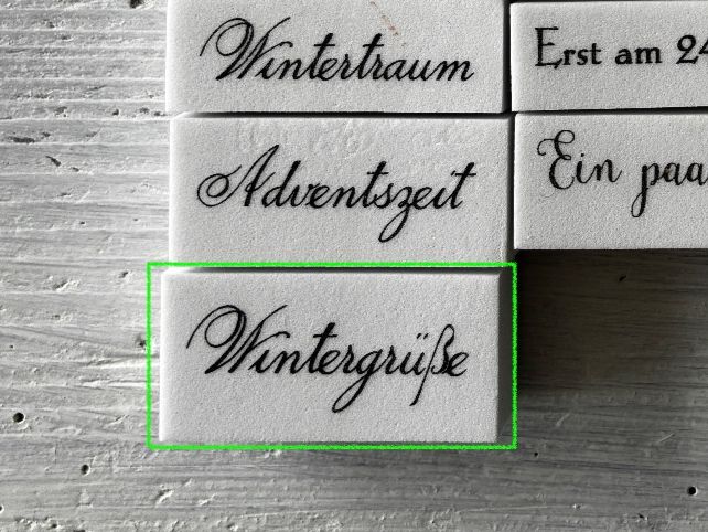 Timbri: LaBlanche Stempel Spruch 'Wintergrüsse' - 1-teilig – Usato da Glattfelden venduto da Qwerasdf