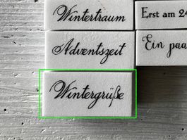 LaBlanche Stempel Spruch 'Wintergrüsse' - 1-teilig