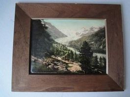 Photochromdruck - Morteratsch mit Post