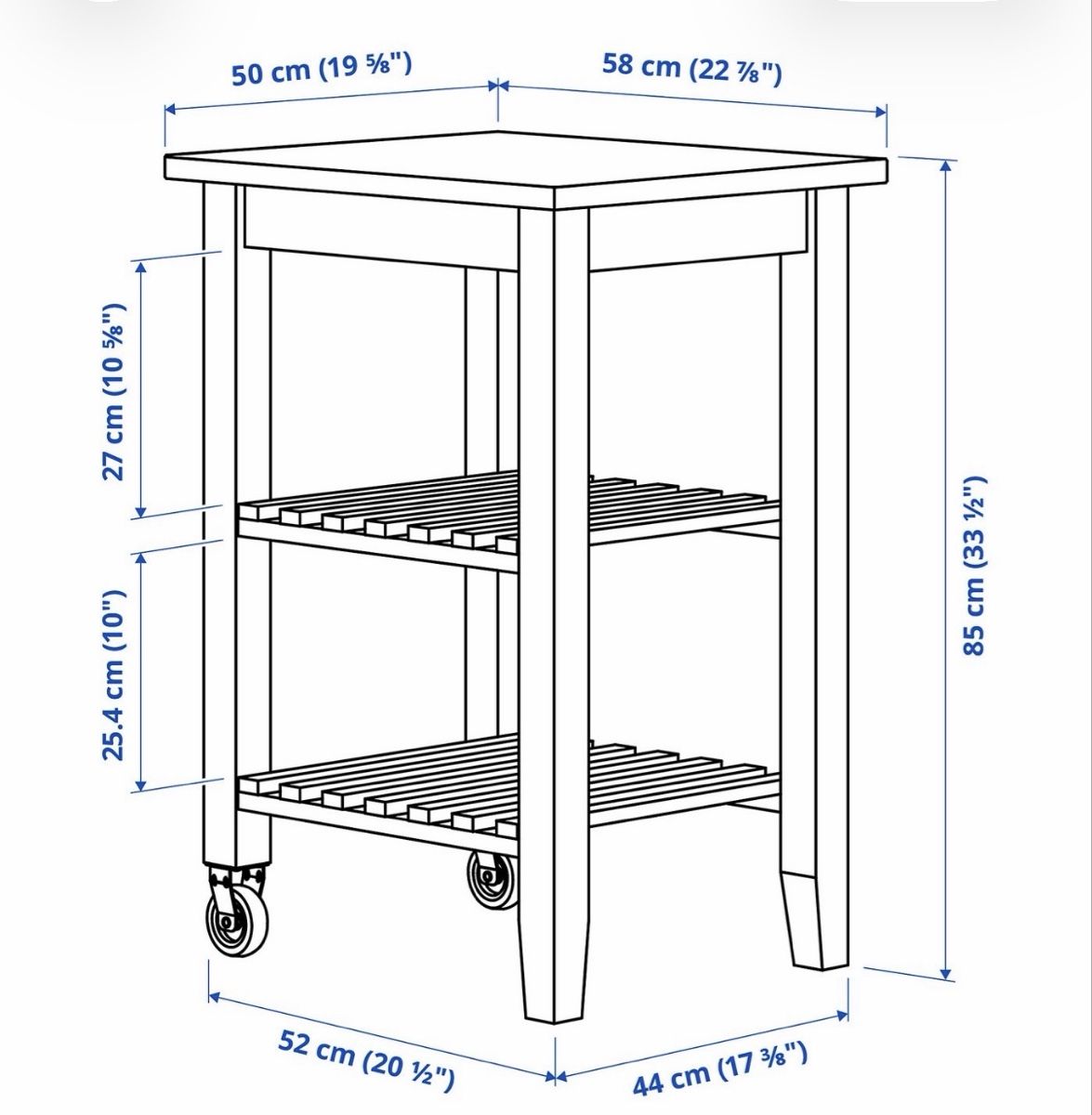 Ikea Cuisines complètes: Küchenwagen / Servierwagen – D'occasion à Dietikon par SteiniP 1