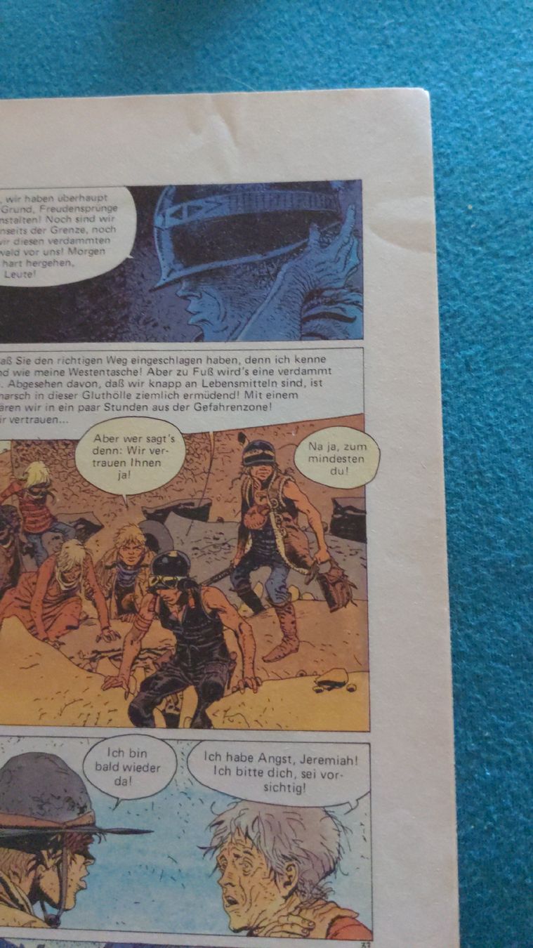 Fumetti: Jeremiah Comic Band 10, "Die eiserne Grenze" SC, Sci-Fiction – Usato da Niederscherli venduto da Mon_Art 5