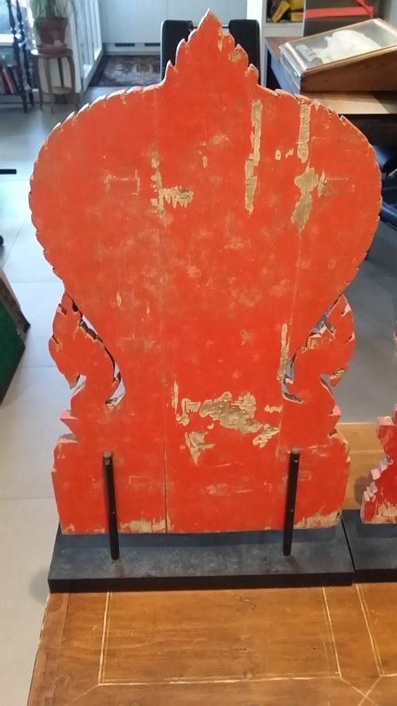 Skulpturen & Statuen: Sculpture Buddha et Roue de la Loi Thaï – Gebraucht aus Epagny von Kariba 7